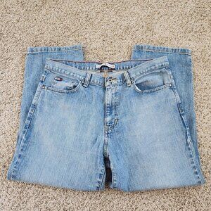 Tommy Hilfiger Boyfriend Light Wash Cropped Jeans